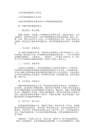 2025年大昌学校师德建设工作总结