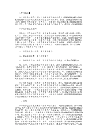 2025年审计报告的证据效力