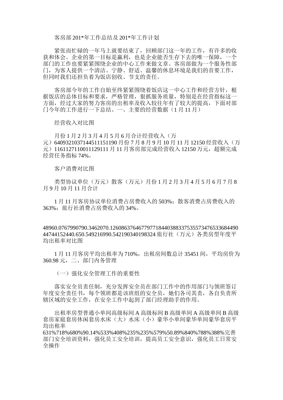 2025年客房部工作总结_第3页