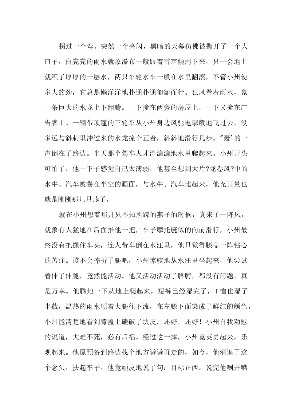 2025年德州中考满分：风雨后那美丽的彩虹_第2页