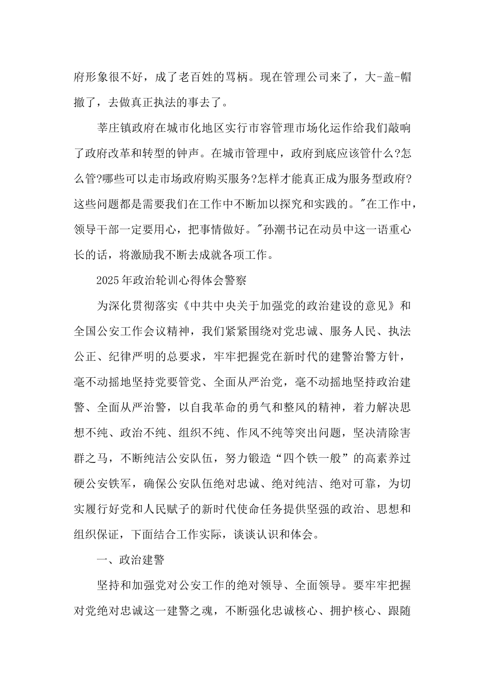 2025年政治轮训心得体会警察_第3页