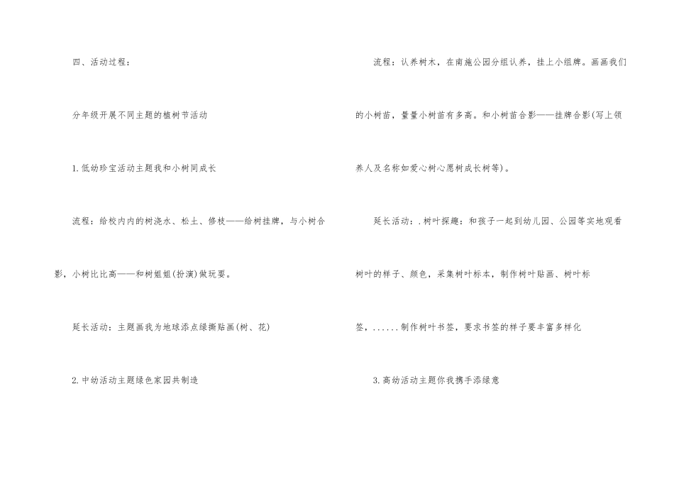 2025年植树主题幼儿园主题活动方案_第3页
