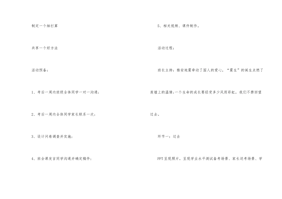 2025年高三毕业主题班会教案模板篇_第2页