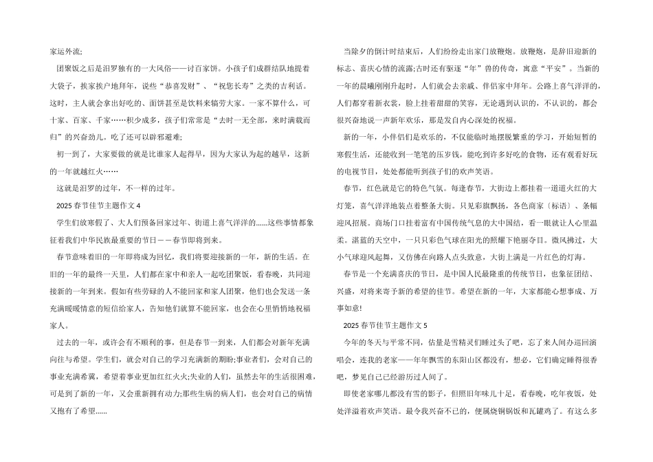2025春节佳节主题_第3页