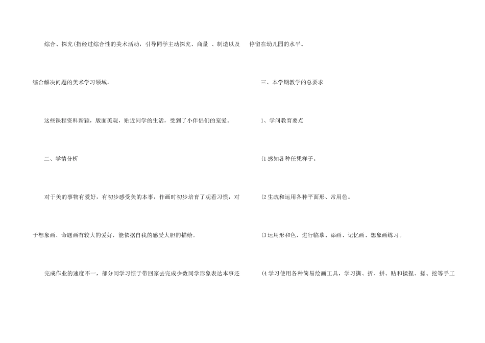 2025高中美术教学工作计划5篇_第2页