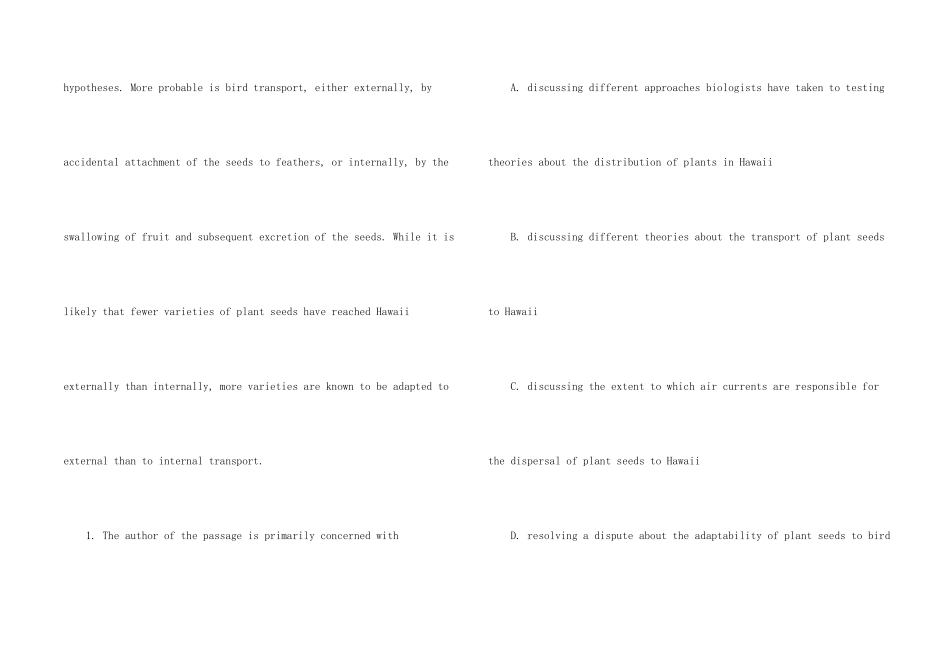 GRE阅读真题之OG汇总_第2页