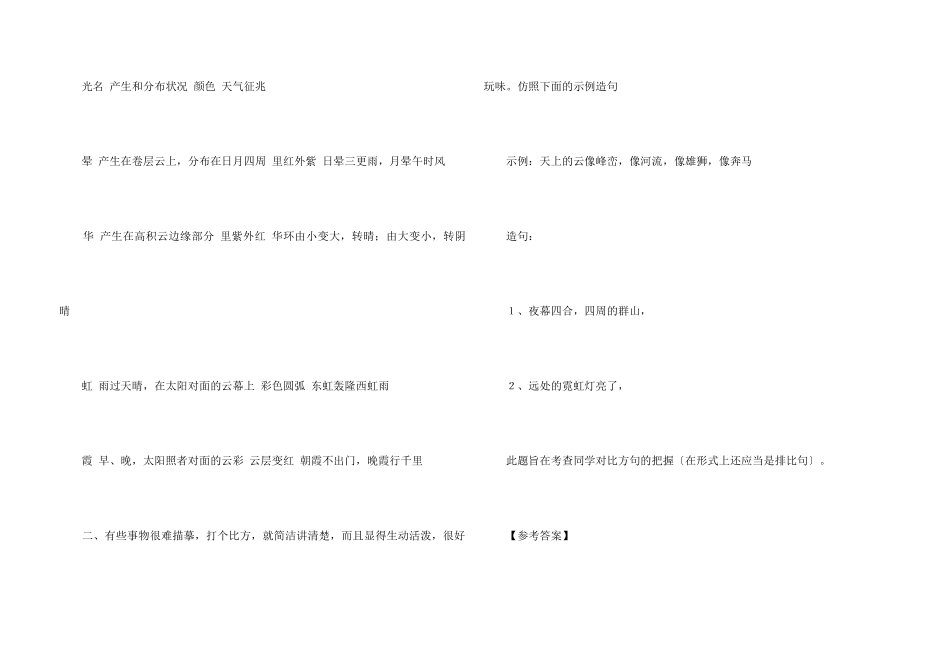 《看云识天气》课后习题及答案_第3页