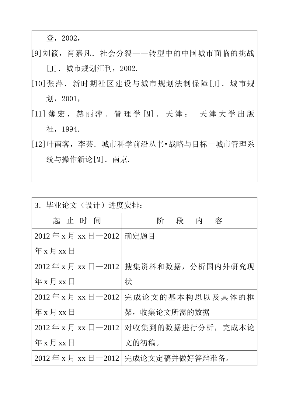 城市社区管理中存在的问题及其对策分析研究 任务书_第3页