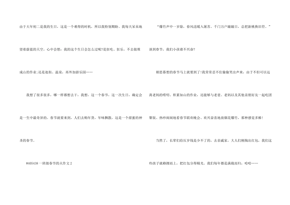 一年级春节的火5篇_第2页