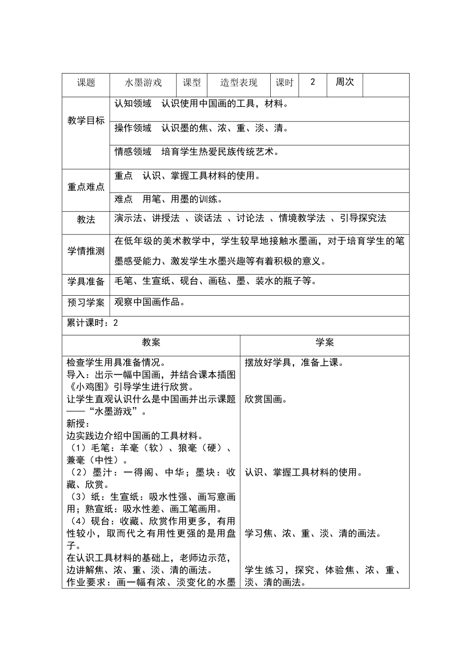 三年级下册美术教案_第1页