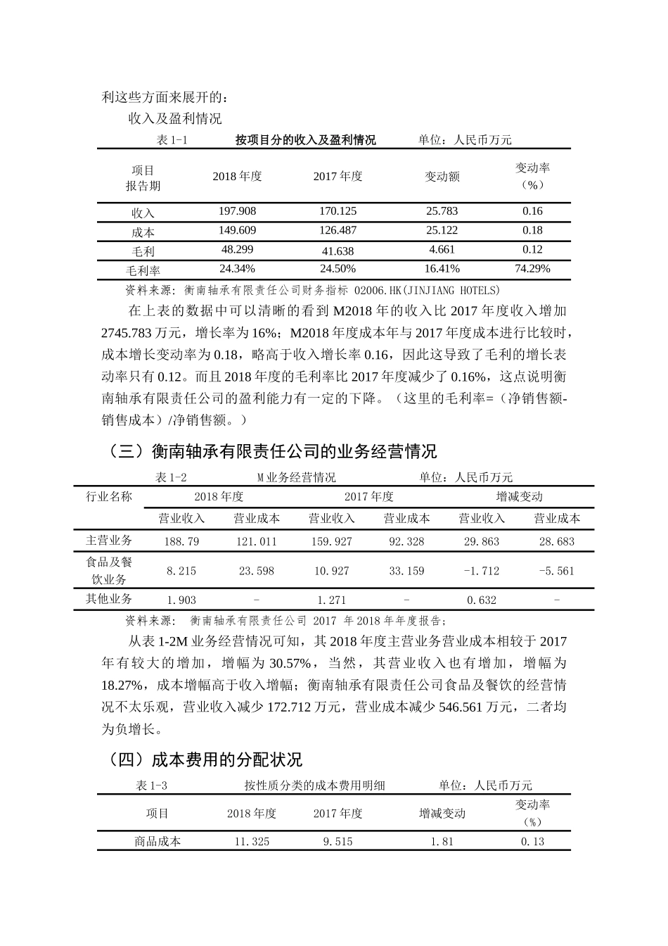 慈溪市衡南轴承有限责任公司成本管理优化方案分析研究 财务管理专业_第3页