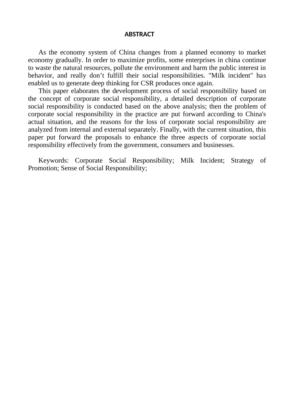 从“牛奶事件”对我国企业社会责任的思考分析研究  公共管理专业_第3页