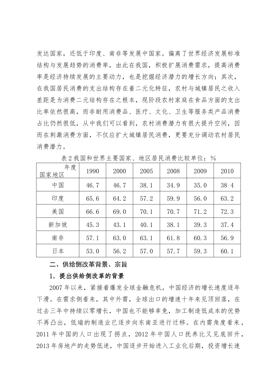 从消费结构升级来看供给侧改革分析研究 区域经济学专业_第3页