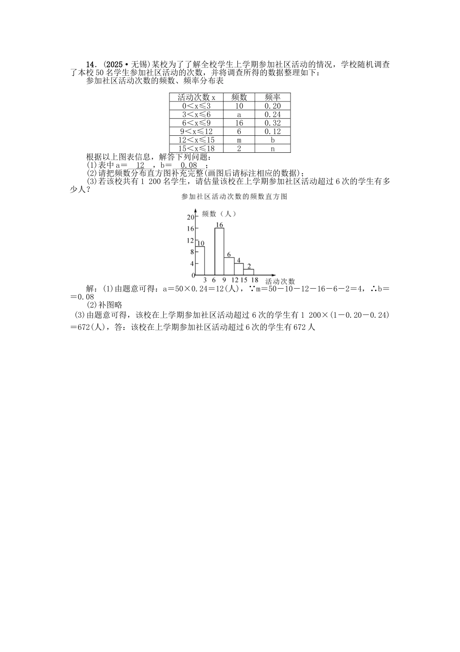 中考数学-考点跟踪突破15-统计试题1_第3页