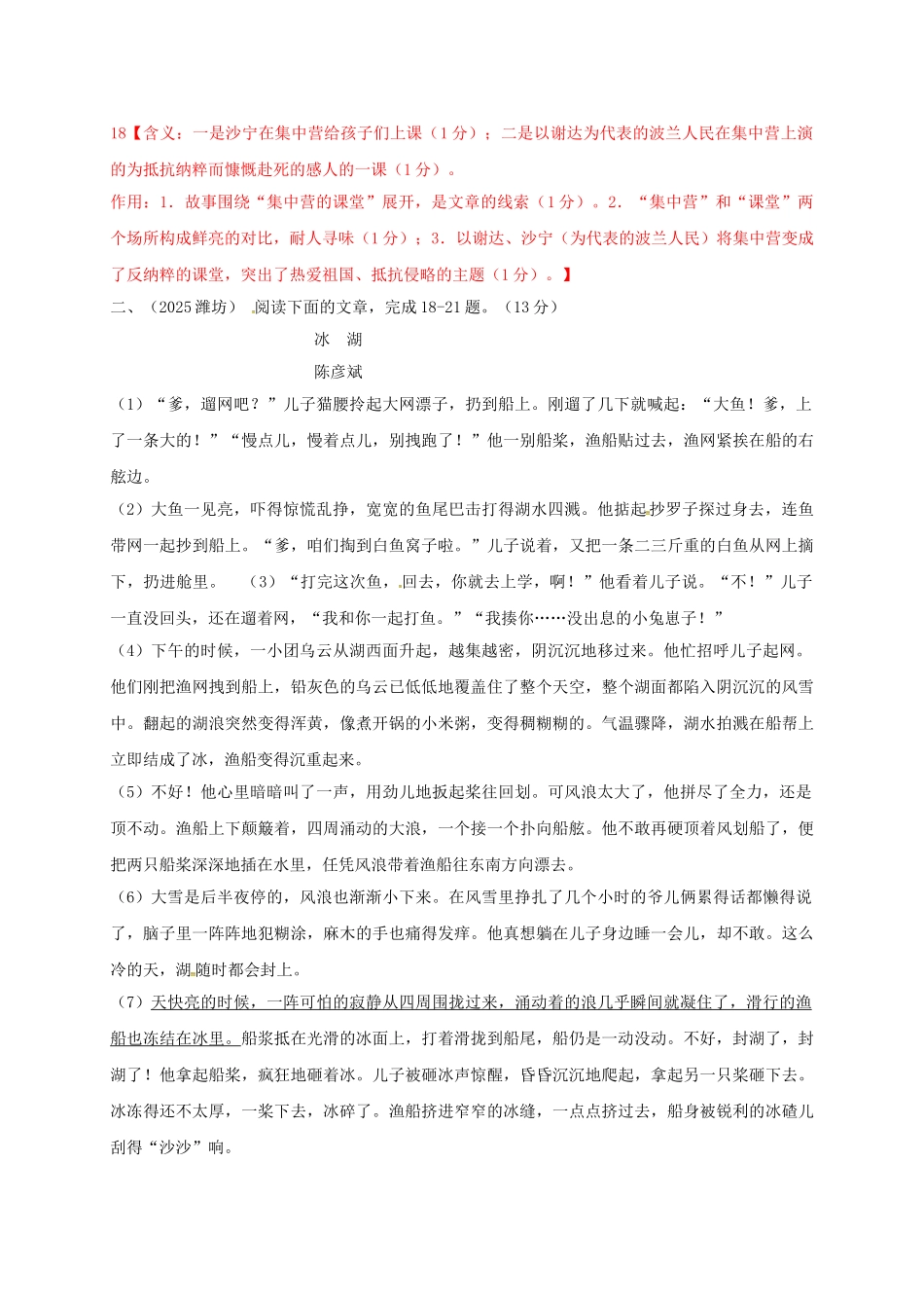 中考语文-小说阅读复习_第3页