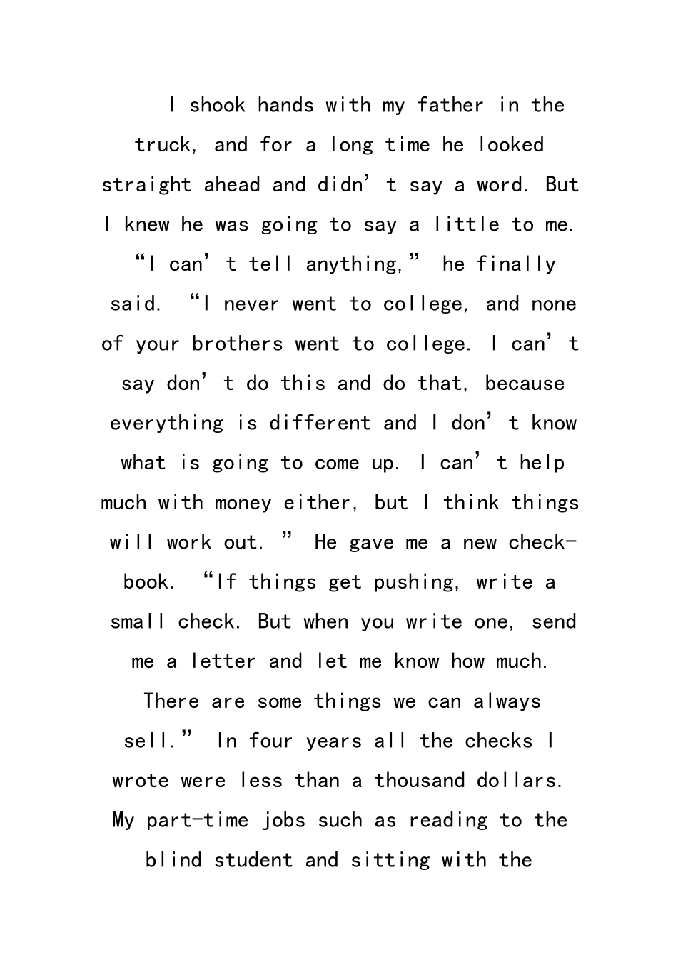 中考阅读理解精讲精练五_第1页