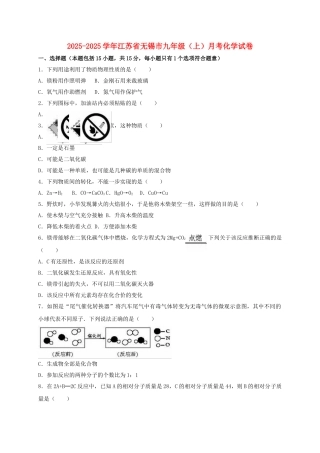 九年级化学上学期12月月考试卷含解析-新人教版2