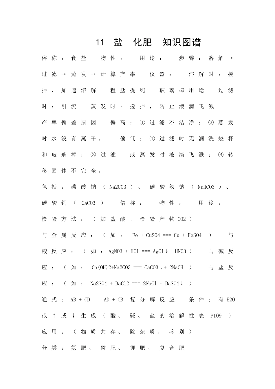 九年级化学下册一课一测11盐化肥112化学肥料试题新版新人教版_第1页