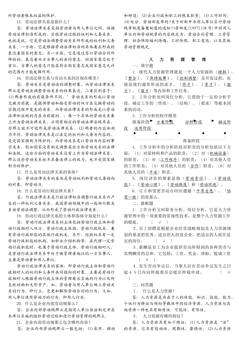 人力资源考试答案基础部分_第2页