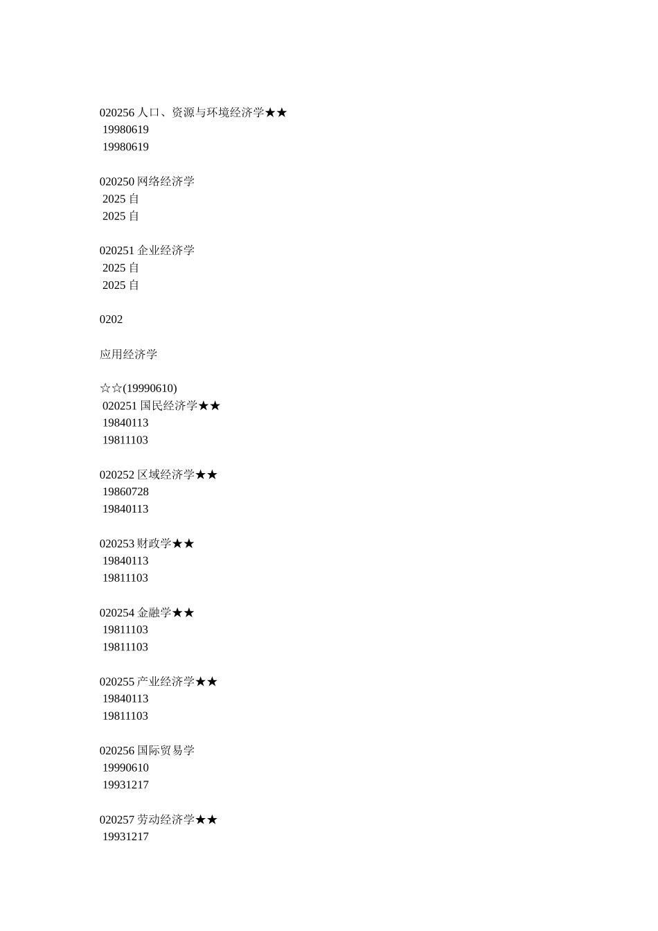 人大各类经济学专业所属学院的说明及各学科简介_第2页