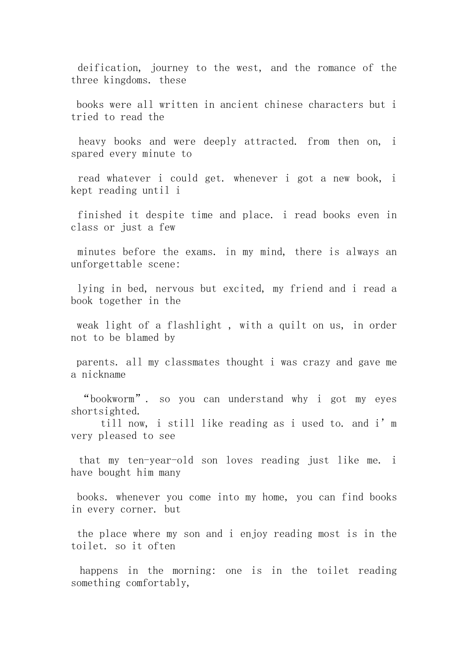 以读书为题的英文演讲稿5篇_第3页