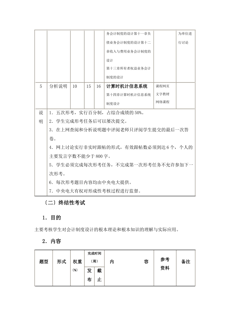 会计制度设计网上考试实施方案_第3页