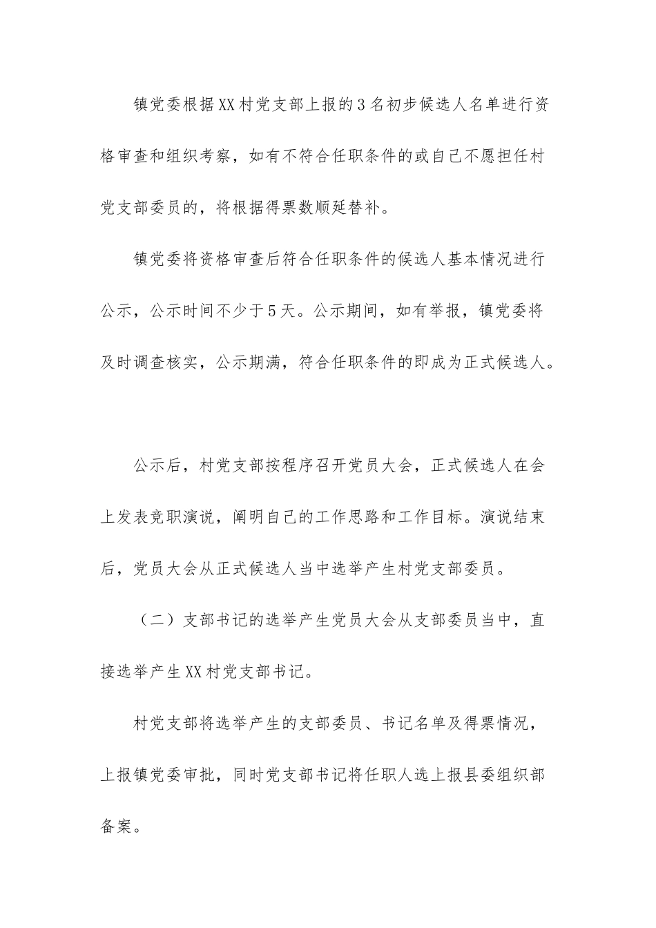 党支部补选支部委员会议记录_第3页