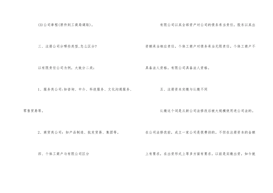 公司注册常见的六大问题_第2页