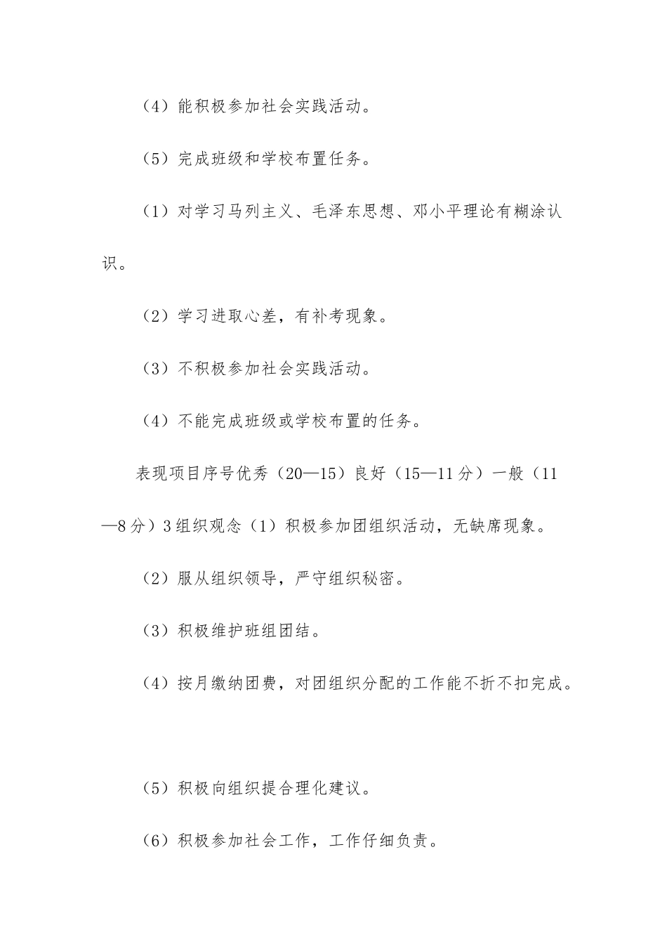 共青团员考核表_第3页