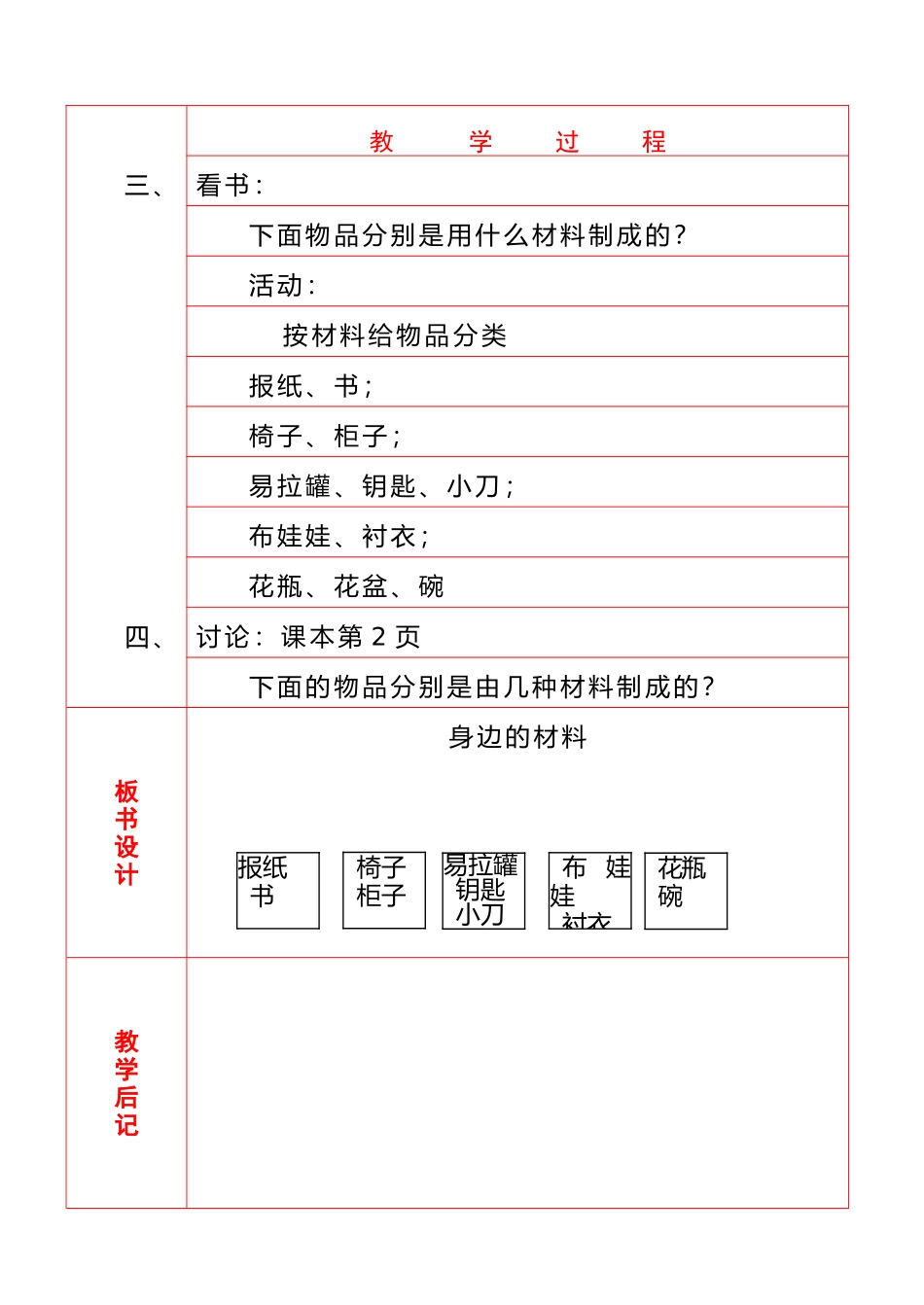 冀人版小学三年级科学下册教案_第2页