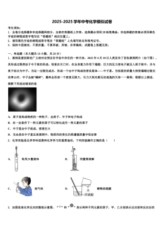 内蒙古准格尔旗第四中学中考化学模拟试题含解析