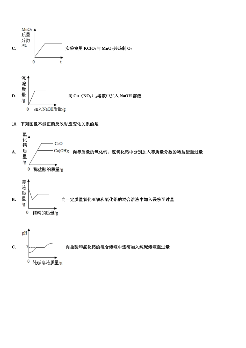 内蒙古昆都仑区重点名校中考联考化学试题含解析_第3页