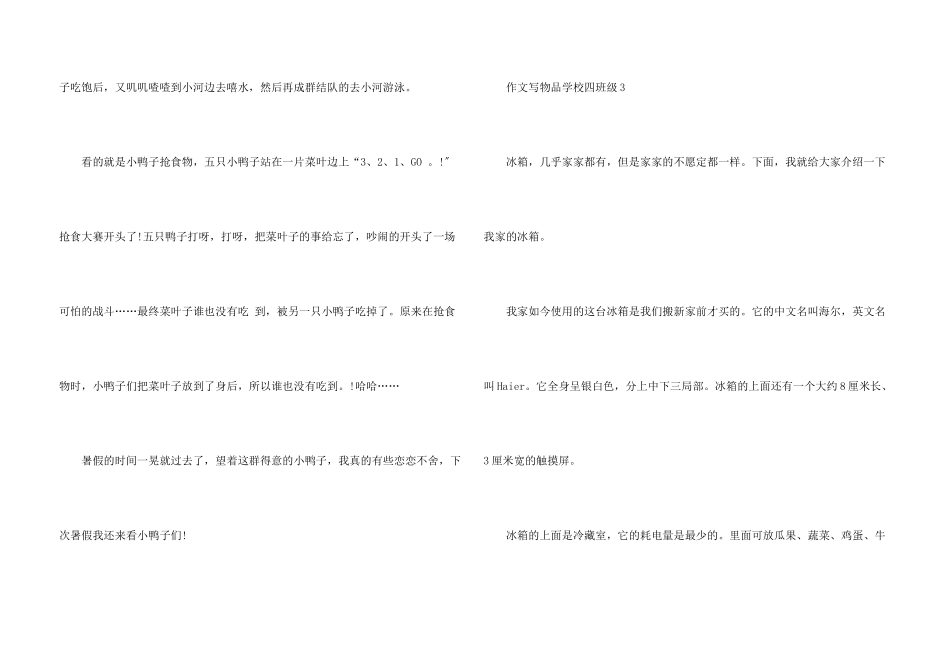 写物品小学四年级_第3页