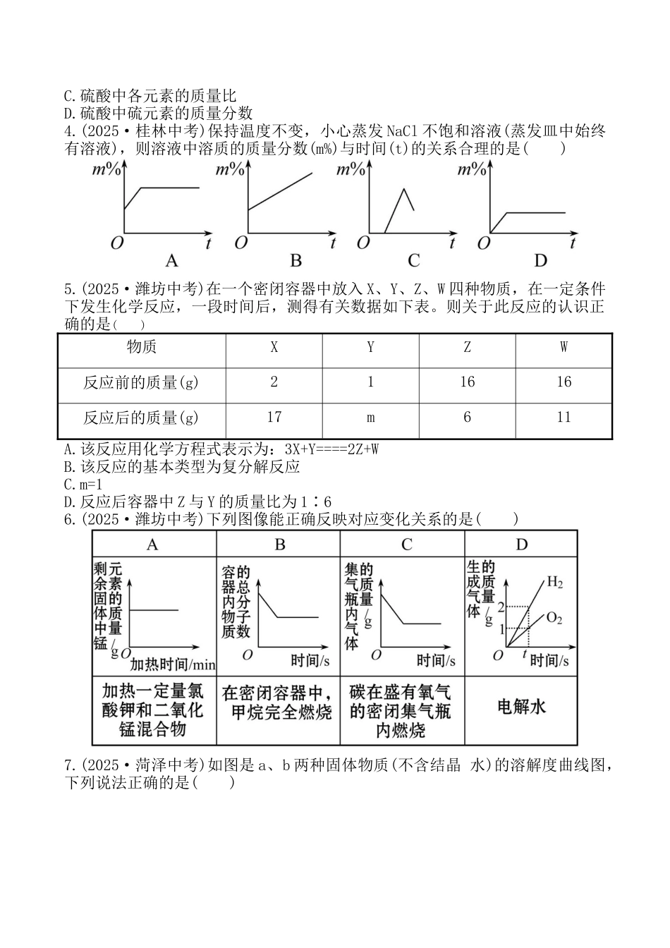 初三化学复习题一_第2页