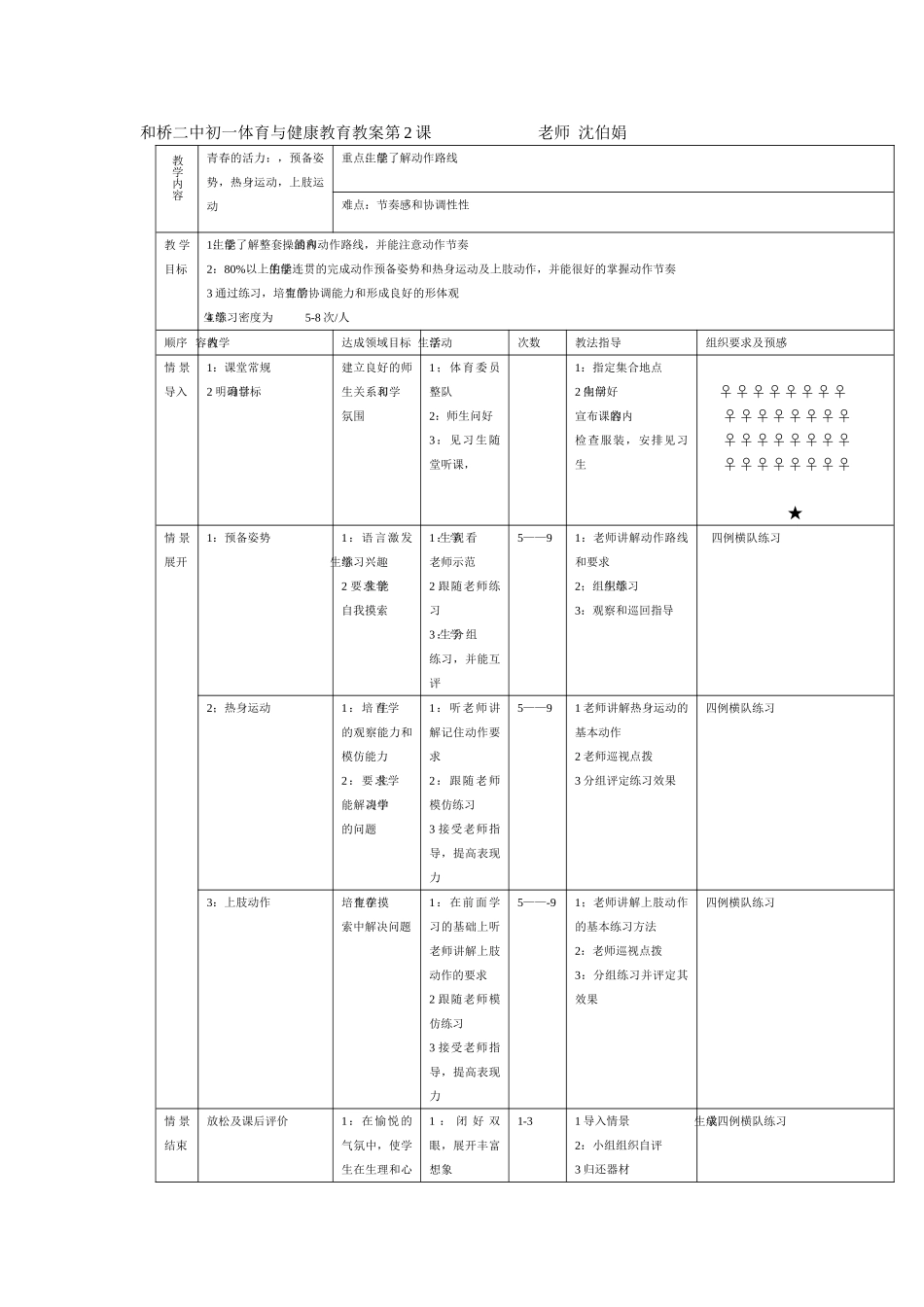 初中体育教案全集--初一年级-全套_第3页