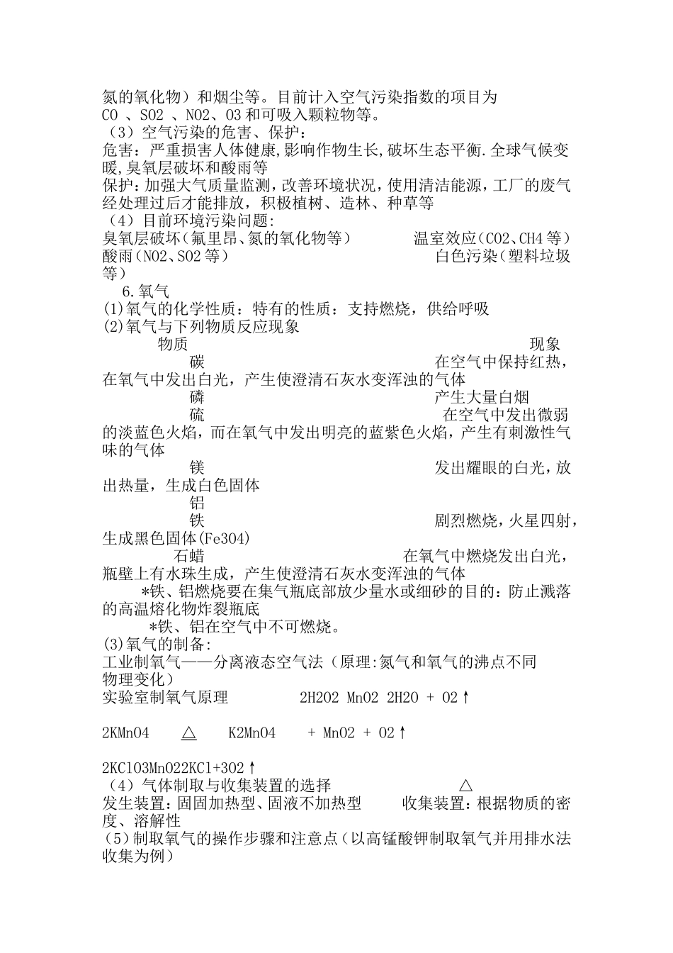 初中化学知识点复习总结_第3页