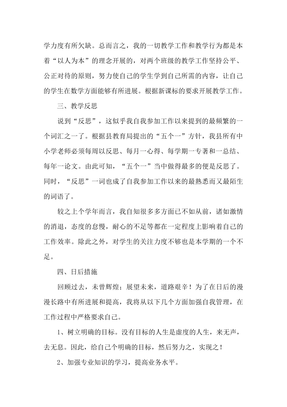 初中教师工作总结-15篇_第2页