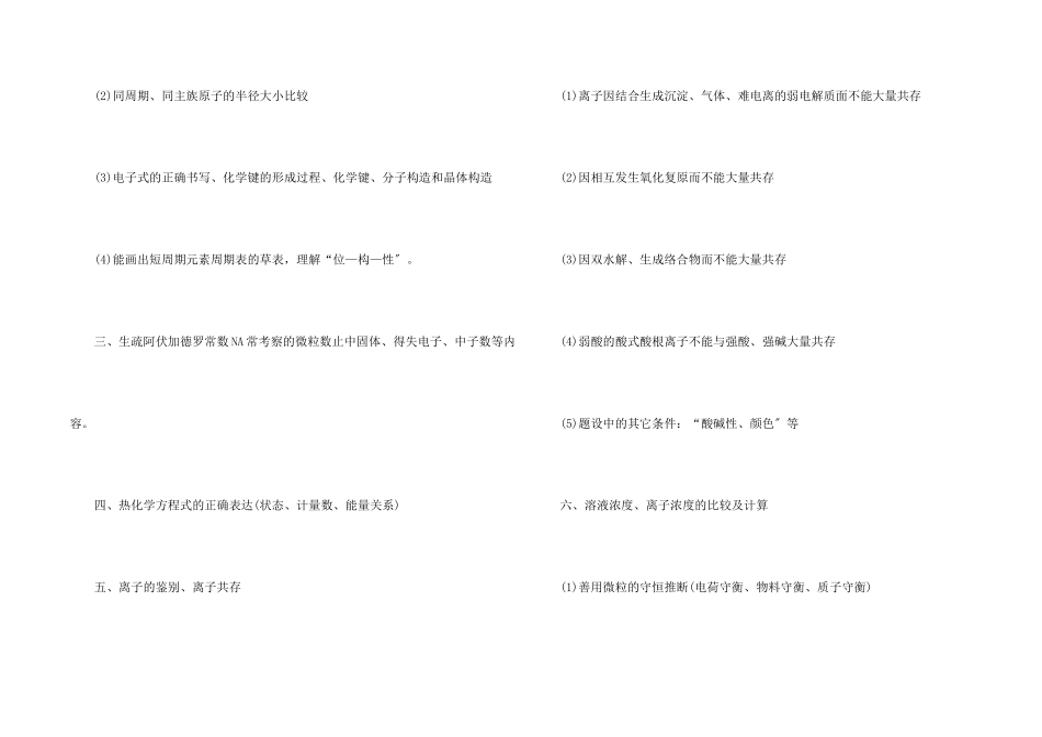 化学高考常考知识点整理_第2页