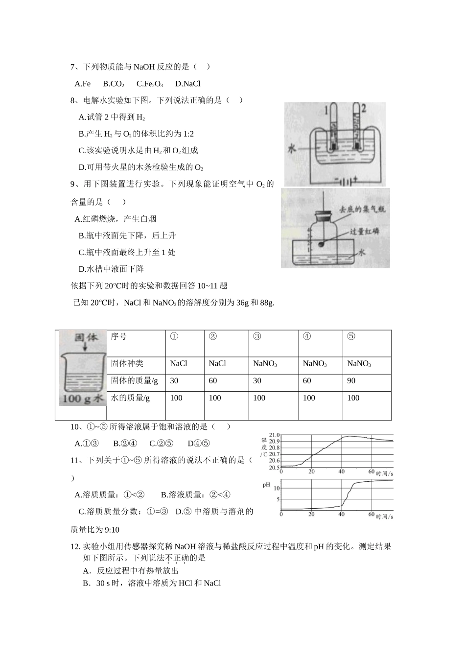 北京市中考化学试题_第2页