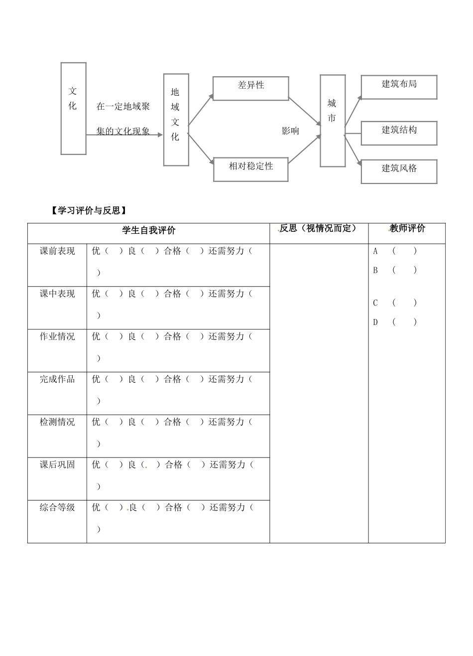 青海省青海师范大学附属第二中学2014高中地理 2.3 城市的空间结构与城市化 地域文化与城市发展第二课时导学案 中图版必修2_第3页