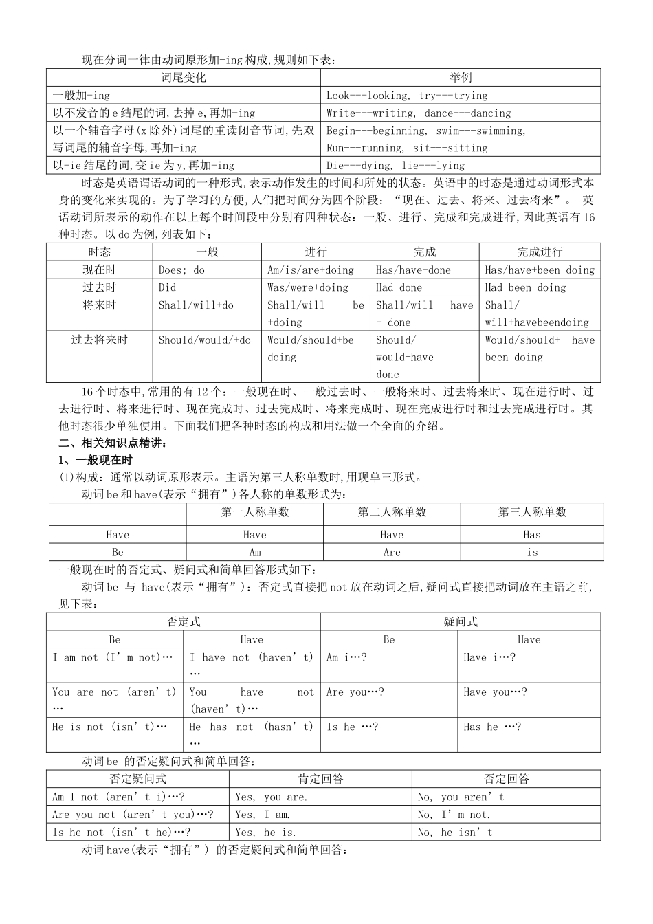 安徽省2011年高考英语 实用语法笔记素材_第3页