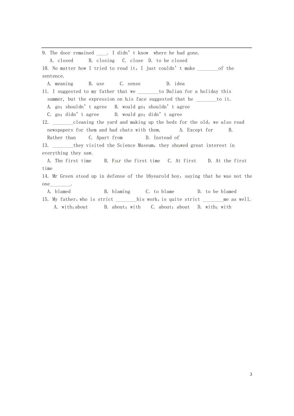 陕西省西安市田家炳中学高中英语 Unit 1 Great scientists导学案 新人教版必修5_第3页