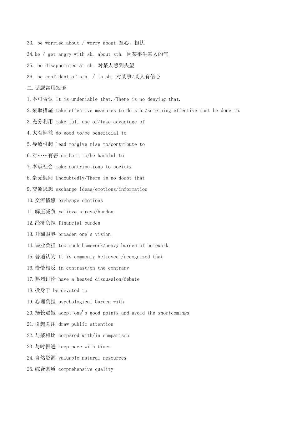 备战高考英语一轮复习 书面表达常考素材速用 话题05 人生感悟（含解析）-人教版高三全册英语素材_第3页