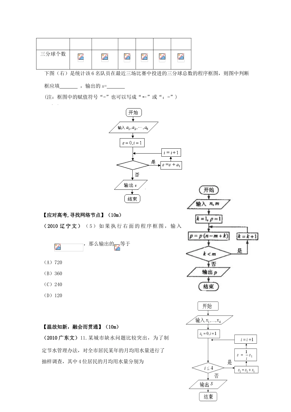 北京第十八中学高三数学第一轮复习 56 算法案例学案_第2页