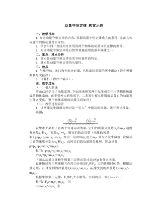 动量守恒定律2