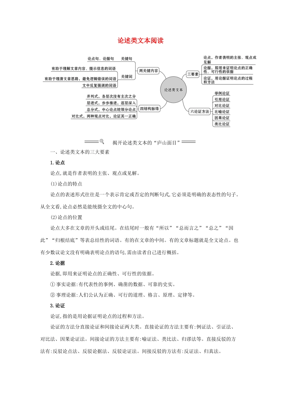 版高考语文总复习 第一部分 现代文阅读 第一章 论述类文本阅读素材 新人教版-新人教版高三全册语文素材_第1页