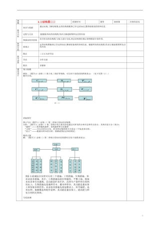 甘肃省庆阳市宁县第五中学高中数学 4.2 结构图(二)学案 新人教A版选修1-2