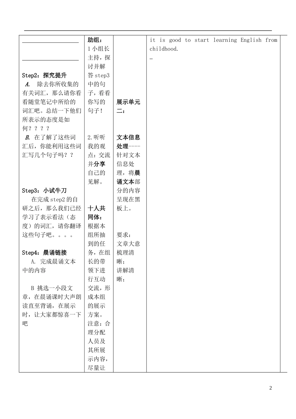 安徽省铜陵市铜都双语学校高考英语一轮复习学案48_第2页
