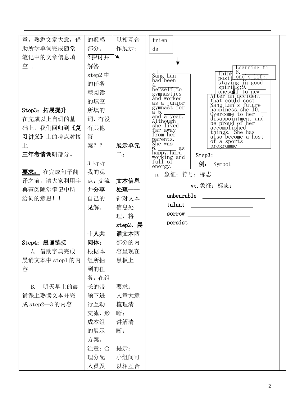 安徽省铜陵市铜都双语学校高考英语一轮复习学案62_第2页