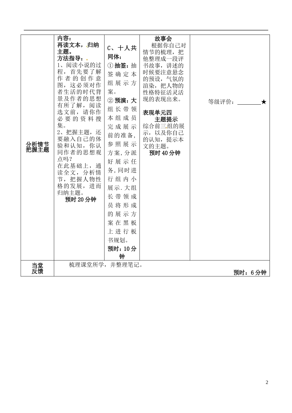 安徽省铜陵市铜都双语学校高三语文 林教头风雪山神庙学道1复习学案_第2页